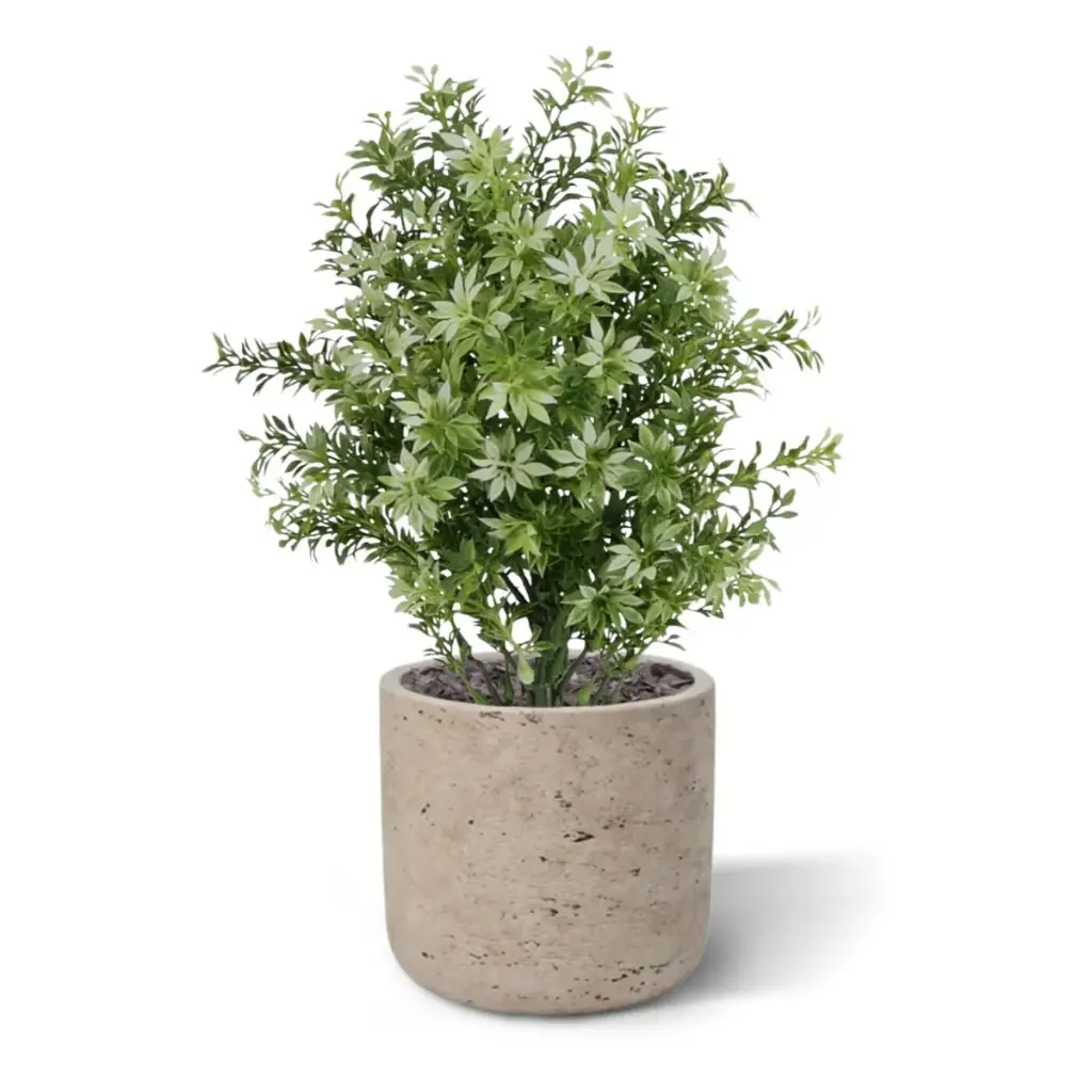 Eucalyptus Kunstplant 30cm UV Wit-Groen