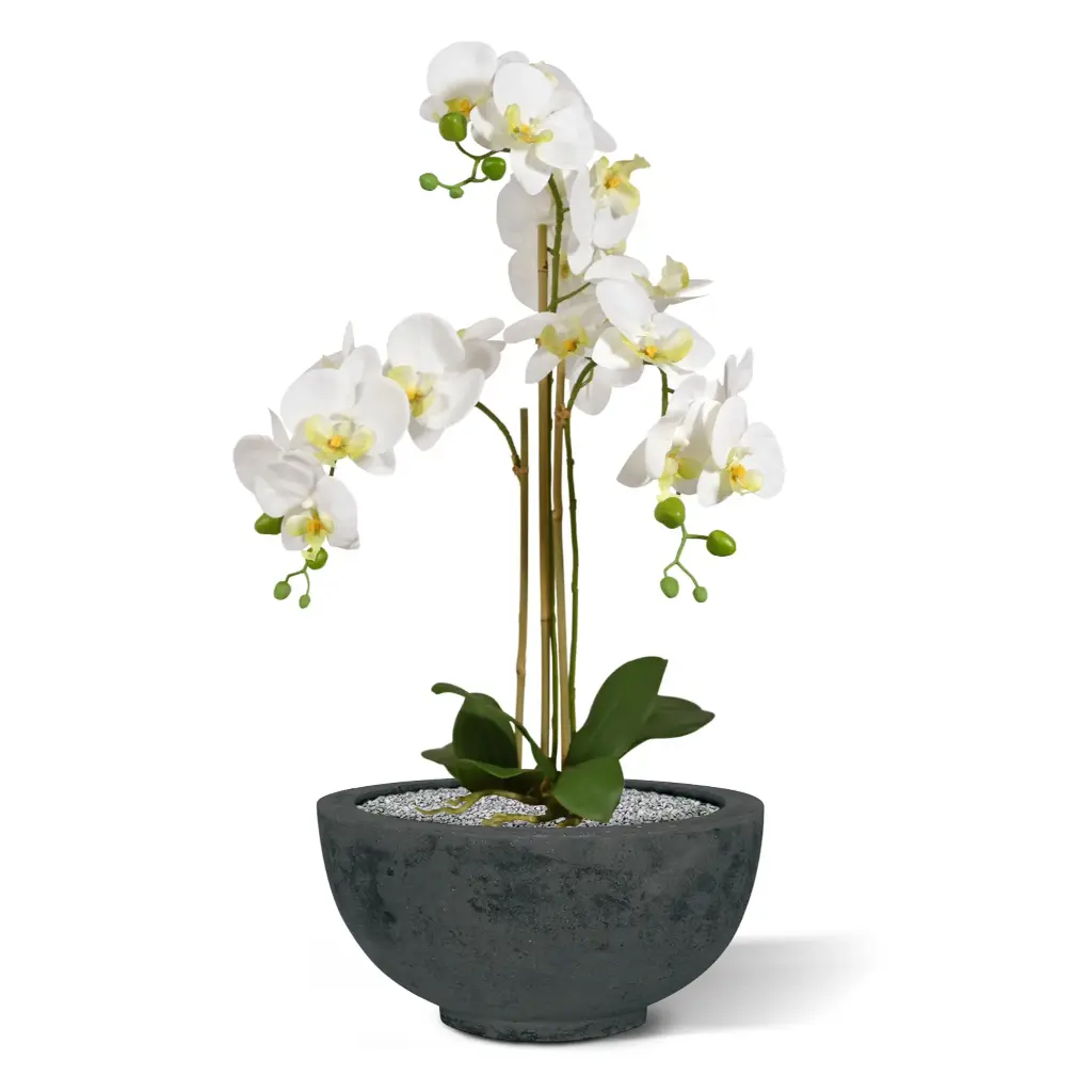 Phalaenopsis kunst Orchidee 75cm wit