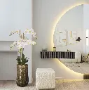 Phalaenopsis kunst Orchidee 95cm wit