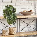 Begonia Rex Kunst hanger groen rood 40cm