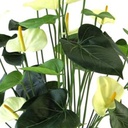 Anthurium deluxe kunstplant 80cm - creme