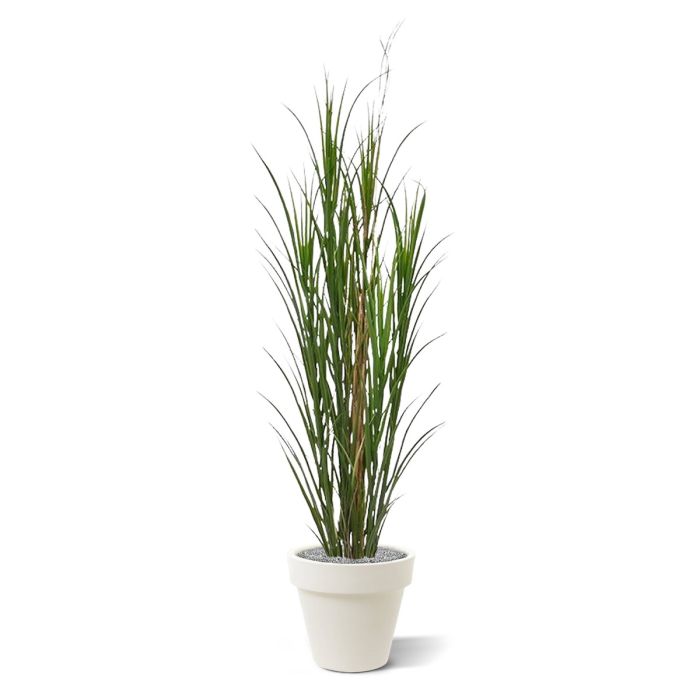 Kunst Rietgras plant deluxe 165cm - groen - UV bestendig