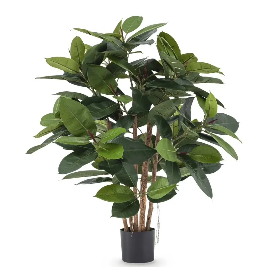 Rubber kunstplant deluxe 90 cm