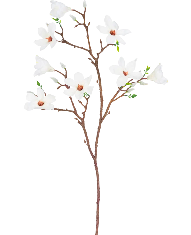Kunsttak Magnolia wit - 90 cm