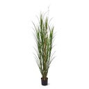 Kunst Rietgras plant deluxe 165cm - groen - UV bestendig