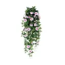 Petunia kunst hangplant 110cm - rose