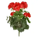 Geranium PL kunstplant 38cm - rood - UV bestendig