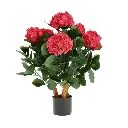 Hortensia UV Kunstplant Deluxe Cerise 65cm