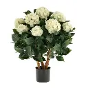 Hortensia UV Kunstplant Deluxe 80cm Creme