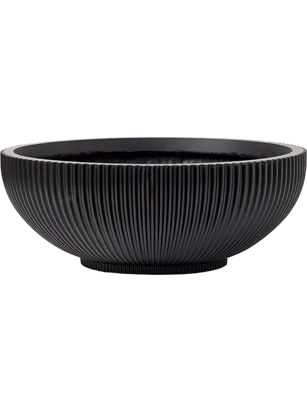 Capi Groove - Bowl - Black - 15 cm