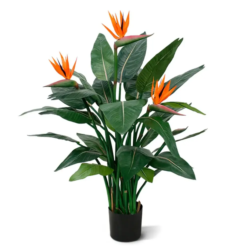 Strelitzia kunstplant deluxe 115cm