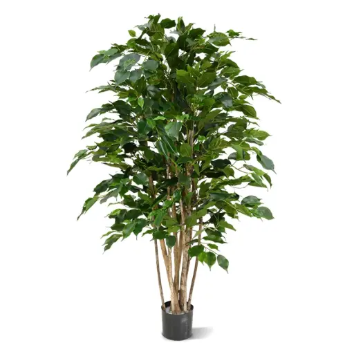 [1-112312] Ficus Exotica deluxe kunstplant 125cm - groen
