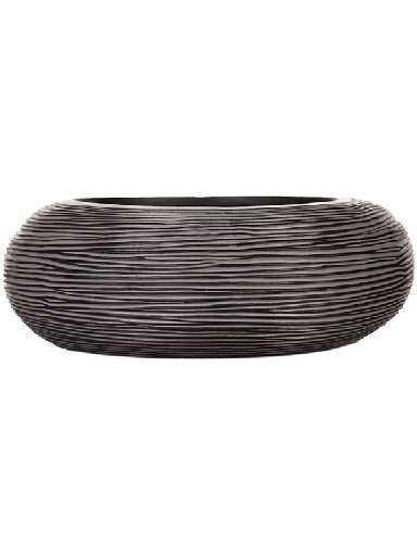 Capi Nature Rib - Bowl Round - Black - 11 cm