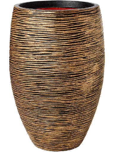 Capi Nature Rib NL - Vase Elegant Deluxe - Black Gold - 72 cm