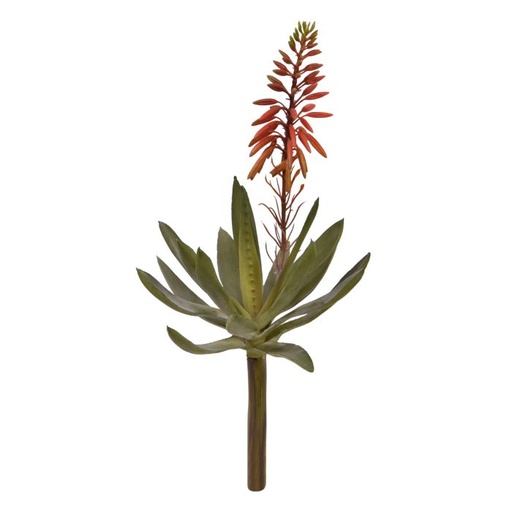 [1-446103RD] Aloe Vera Kunstplant 30cm rood