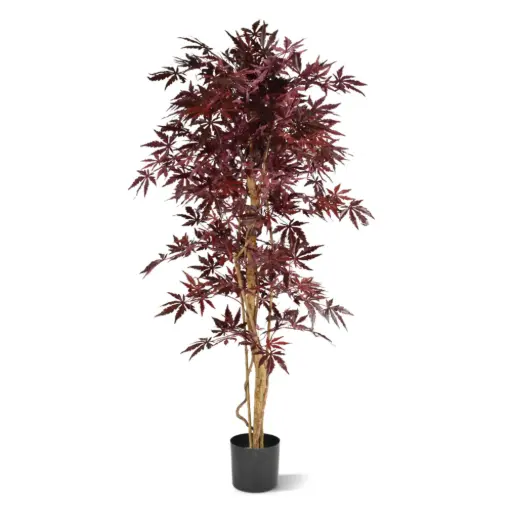 [1-153314] Acer kunstboom 145cm - burgundy