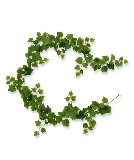 [1-300818] Druivenblad Guirlande kunsthanger 180cm - groen