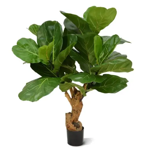 [1-102408] Lyrata deluxe kunstplant op stam 80cm