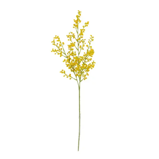 [1-537007GE] Mimosa Kunsttak 68cm geel