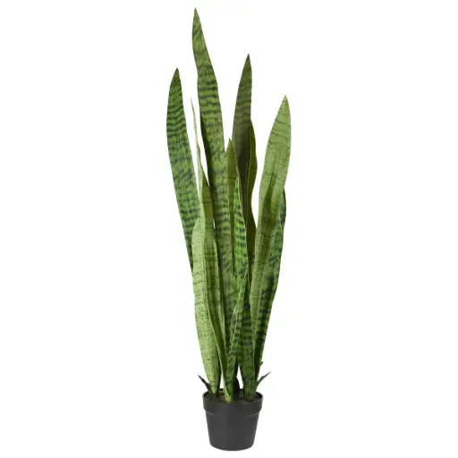 [1-140511GR] Sanseveria kunstplant 110cm - groen