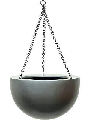 [3-6GRDH33GR] Baq Gradient - Hanging Bowl - Matt Grey - 21 cm